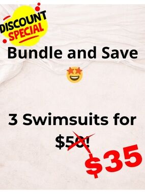 Men's Swim Trunks - White - Unbranded